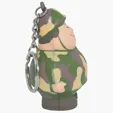 Army Stress Reliever Keyring — view 4