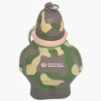 Army Stress Reliever Keyring