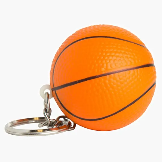 Basketball Keyring Stress Reliever, 1.5" — view 4