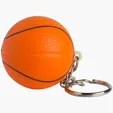 Basketball Keyring Stress Reliever, 1.5" — view 3