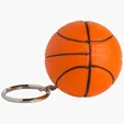 Basketball Keyring Stress Reliever, 1.5" — view 5