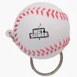 Baseball Keyring Stress Reliever with Key Chain Attachment