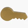 Key-Shaped Polyurethane Foam Stress Reliever — view 2