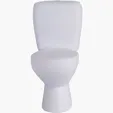 Toilet Stress Reliever, 4" x 2" — view 2