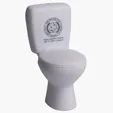 Toilet Stress Reliever, 4" x 2"