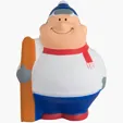 Skier Bert Stress Reliever — view 3