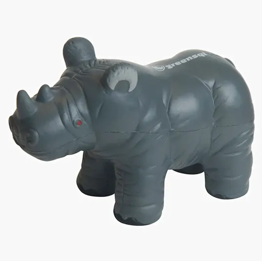 Rhino Stress Reliever, 4.5" x 3" — view 2