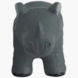 Rhino Stress Reliever, 4.5" x 3" — view 3