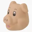 Cute Pig Head Stress Reliever — view 2