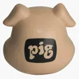 Cute Pig Head Stress Reliever