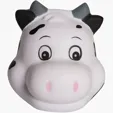 Cute Cow Head Stress Reliever — view 3