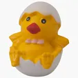 Chick in Egg Stress Reliever — view 2