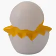 Chick in Egg Stress Reliever — view 3