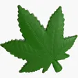Cannabis Leaf Stress Reliever — view 2