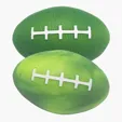 Color-Changing Mood Football Stress Reliever — view 2