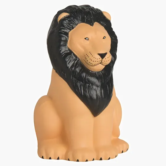 Sitting Lion Stress Reliever — view 2