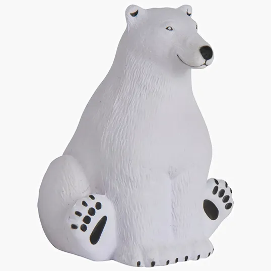 Sitting Polar Bear Stress Reliever — view 2
