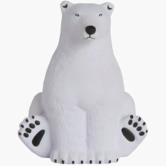 Sitting Polar Bear Stress Reliever — view 3