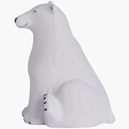 Sitting Polar Bear Stress Reliever — view 5