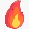 Fire Emoji Stress Reliever — view 2