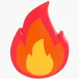 Fire Emoji Stress Reliever — view 3