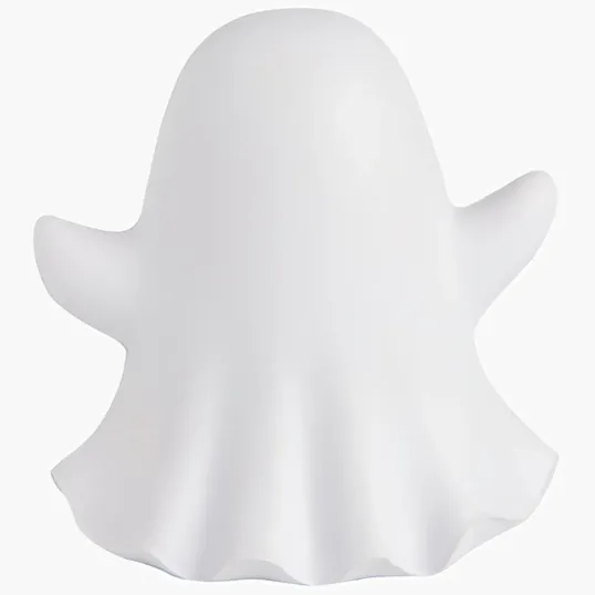 Ghost Emoji Stress Reliever, 3.25 in. Polyurethane Foam — view 3