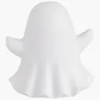 Ghost Emoji Stress Reliever, 3.25 in. Polyurethane Foam — view 3
