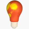 Color-Changing Mood Light Bulb Stress Reliever — view 2
