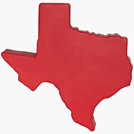 Texas State-Shaped Polyurethane Stress Reliever — view 2