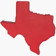 Texas State-Shaped Polyurethane Stress Reliever — view 2