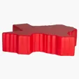 Texas State-Shaped Polyurethane Stress Reliever — view 4