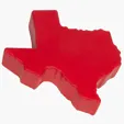 Texas State-Shaped Polyurethane Stress Reliever — view 5