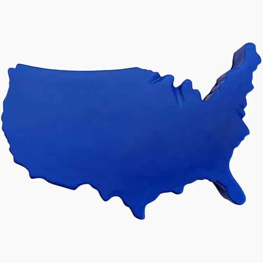USA Map Stress Reliever — view 3