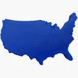 USA Map Stress Reliever — view 3