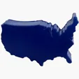 USA Map Stress Reliever — view 4