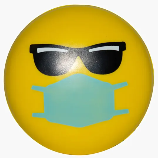 Cool PPE Emoji Disc Stress Reliever — view 2