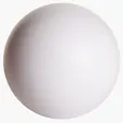 COVID-19 White Stress Ball — view 2