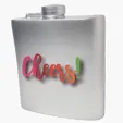 Flask-Shaped Squeezable Foam Stress Reliever