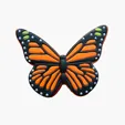 Butterfly Orange Stress Reliever — view 2