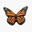 Butterfly Orange Stress Reliever — view 3