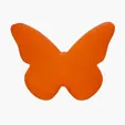 Butterfly Orange Stress Reliever — view 4