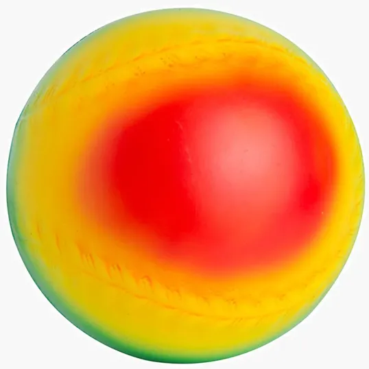 Rainbow Baseball Stress Reliever — view 3