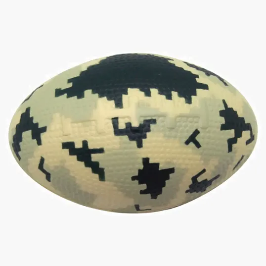 Digital Camo Football Stress Reliever — view 2