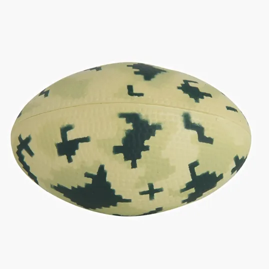 Digital Camo Football Stress Reliever — view 4