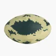 Digital Camo Football Stress Reliever — view 5