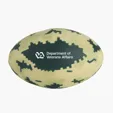 Digital Camo Football Stress Reliever