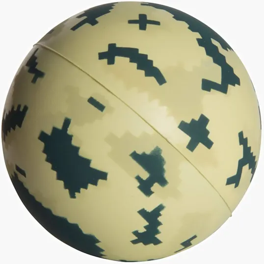 Digital Camo Stress Ball, 2.75" Round — view 4