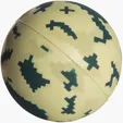 Digital Camo Stress Ball, 2.75" Round — view 4