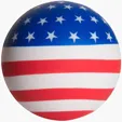 American Flag Stress Ball — view 2