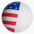 American Flag Stress Ball — view 4